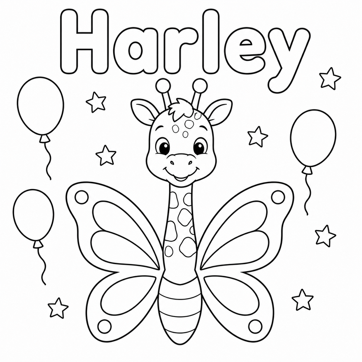 Butterfly Giraffe