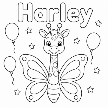 Butterfly Giraffe